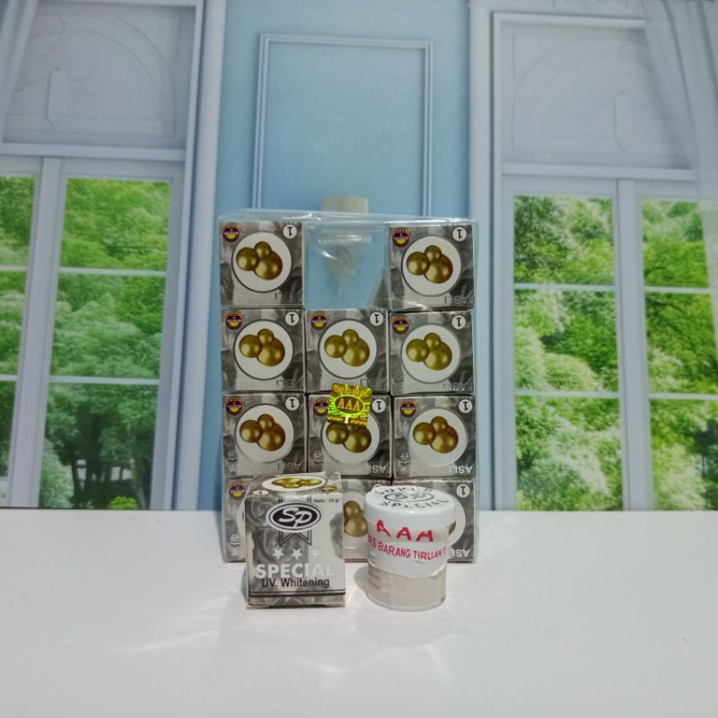 12cs Cream Uv Mutiara Putih