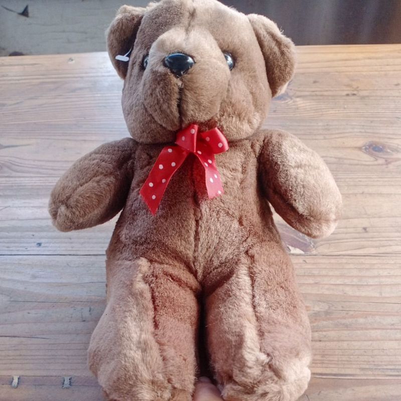 Boneka beruang coklat