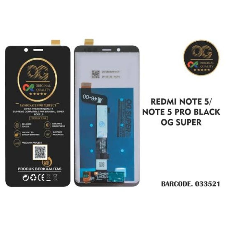 LCD + TOUHSCREEN REDMI NOTE 5 PRO OG SUPER