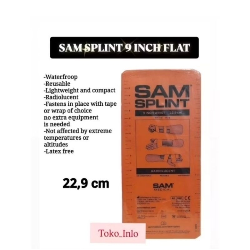 SAM Splint 9 inch/Penyangga (22,9cm)