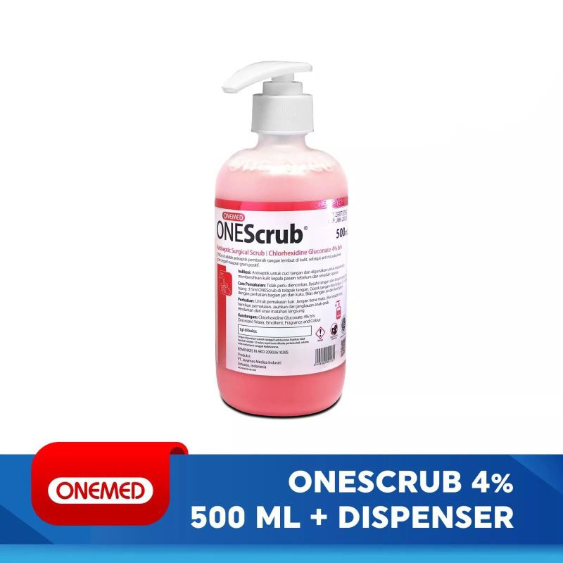 One Scrub 4% 500 ml Pump - Onemed