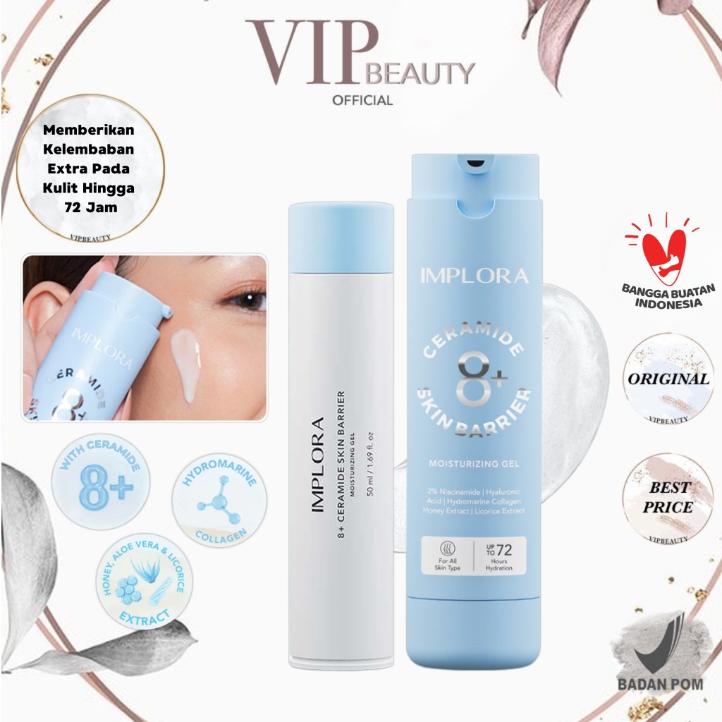 IMPLORA 8+ Ceramide Skin Barrier Moisturizing Gel