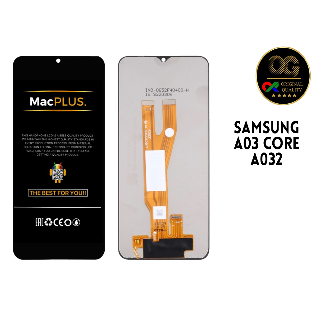 ( MACPLUS ) LCD SAMSUNG A03 CORE / A032  FULLSET