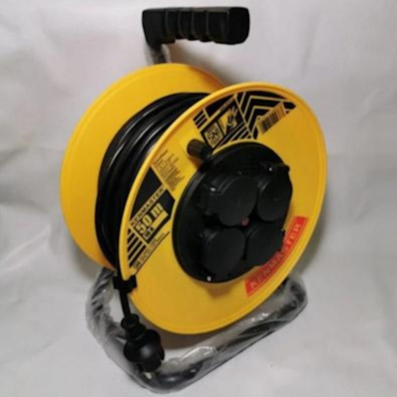 Kabel Roll/ 50 meter/ 4 Lubang/Saftey/