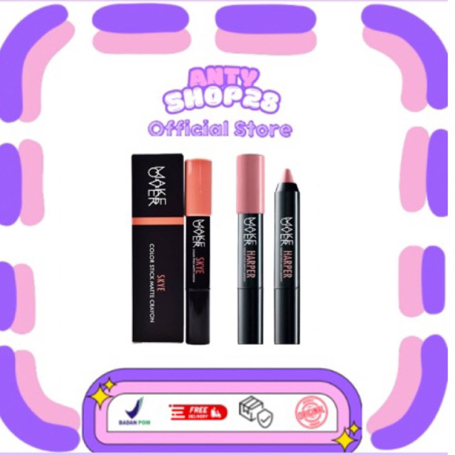 (Antyshop28)MAKEOVER COLOR STICK MATTE CRAYON