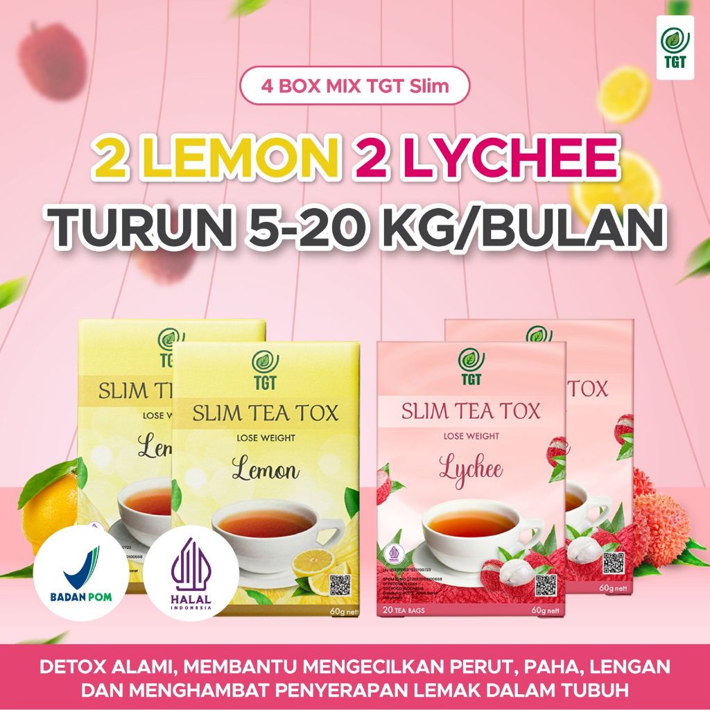 TGT Slim 4 Box Lemon/Lychee