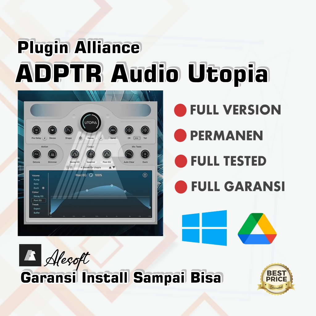 ADPTR Audio Utopia Reverb Full version WIN + Video Cara Install