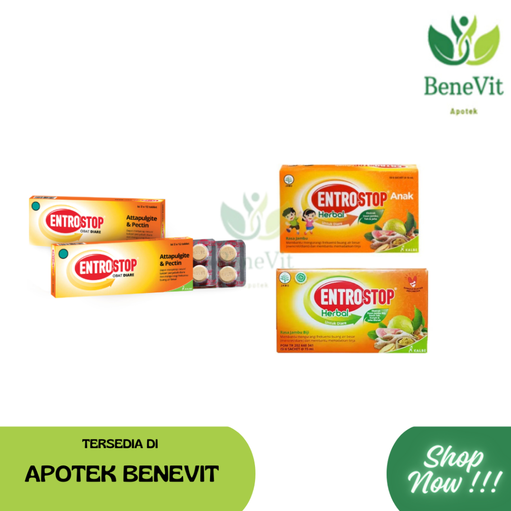 ENTROSTOP TABLET / ENTROSTOP HERBAL / ENTROSTOP ANAK