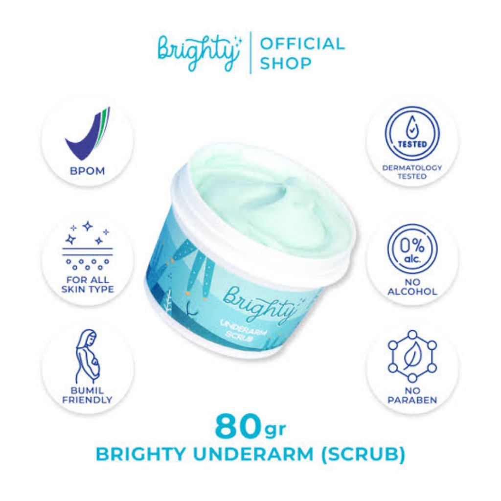 BRIGHTY SCRUB GLOWING UNDERARM 80G