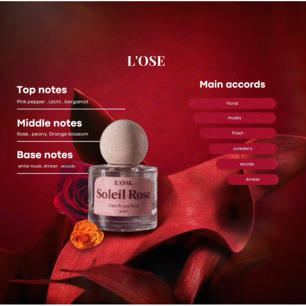 L’OSE | Soleil Rose extrait - 30 ml