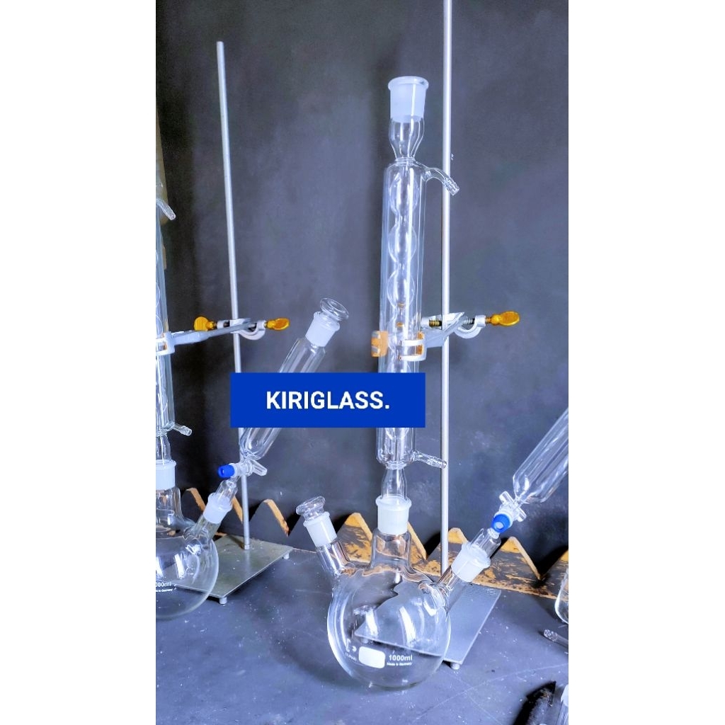 Distilasi komplit statif 1000ml