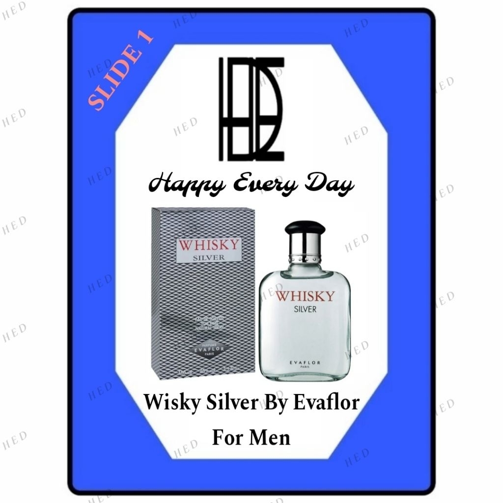 Parfum Refill Wsk Silver Evaflor For Men