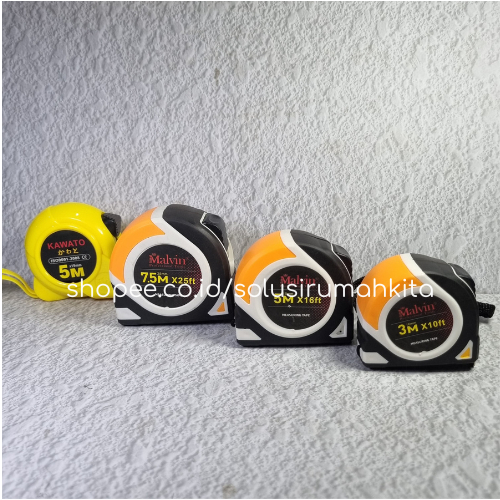 Meteran 3m, 5m, 7.5m
