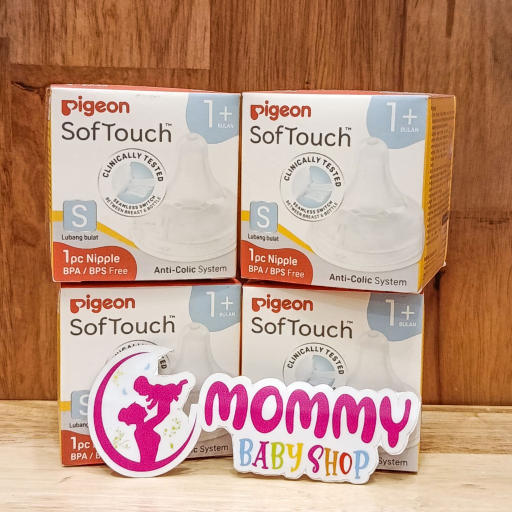 PIGEON SOFTOUCH PLUS NIPPLE 3 PCS
