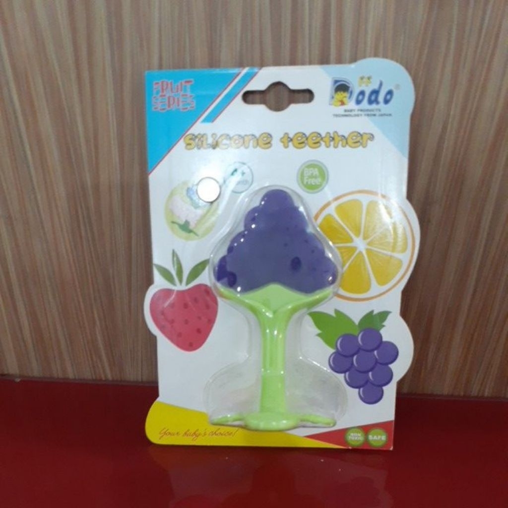 Dodo sikicone teether fruit series
