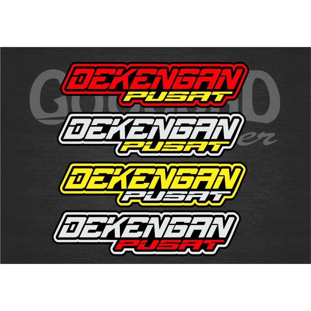 STICKER CUTTING DEKENGA PUSAT