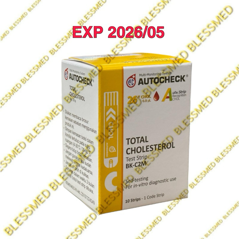Strip AutoCheck Cholesterol/Kolesterol