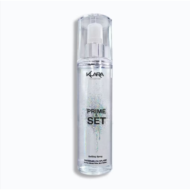 Klara cosmetics prime and set setting spray