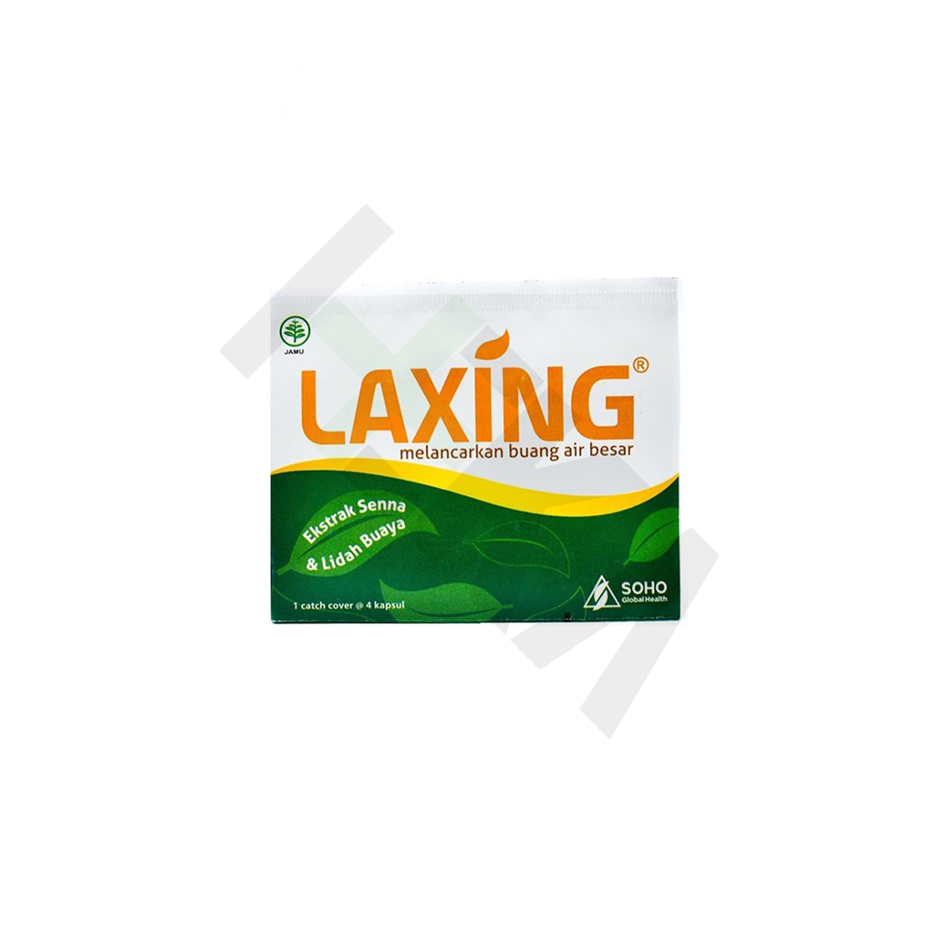 Laxing Strip isi 4 Tablet - Melancarkan BAB [Majapahit]