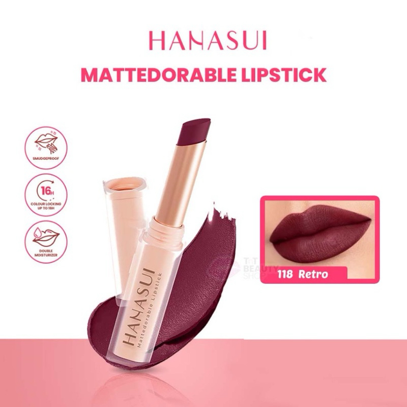 Hanasui Mattedorable Lipstick