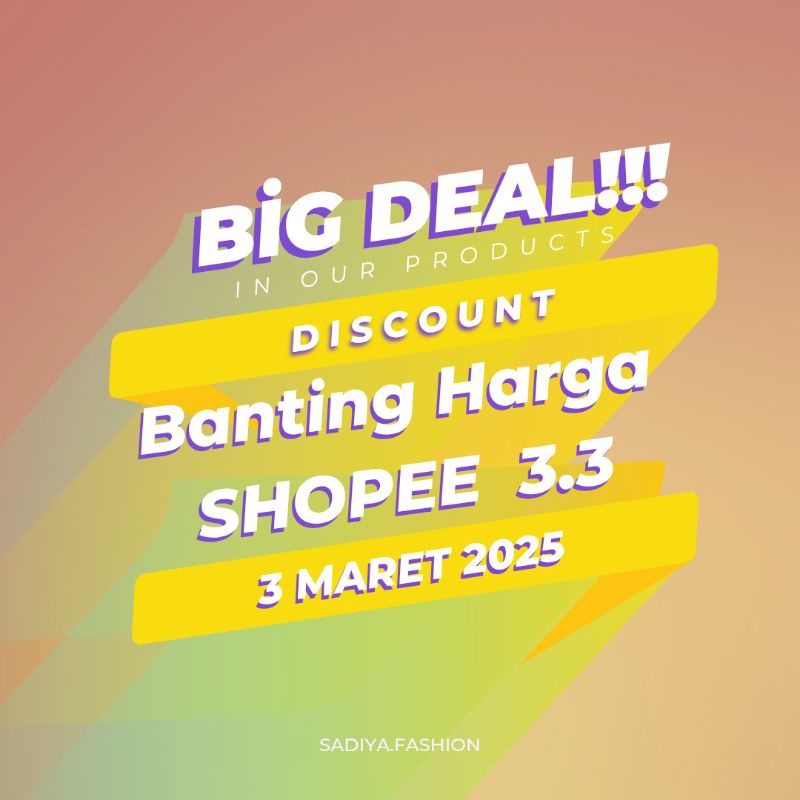 HARGA BANTING PROMO 3.3