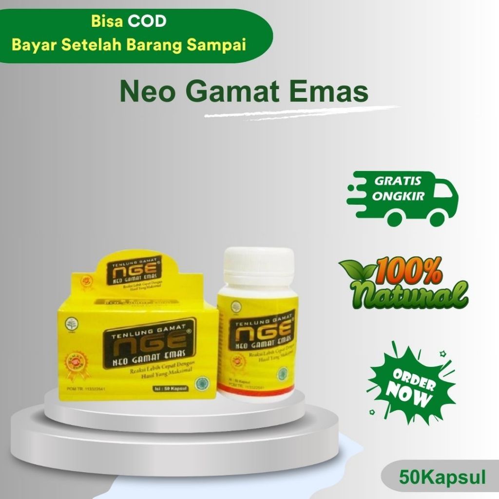 Neo Gamat Emas - Isi 50 Kapsul