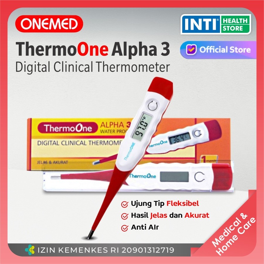 ONEMED Thermometer ThermoOne Alpha 3 / Termometer Digital Elastis