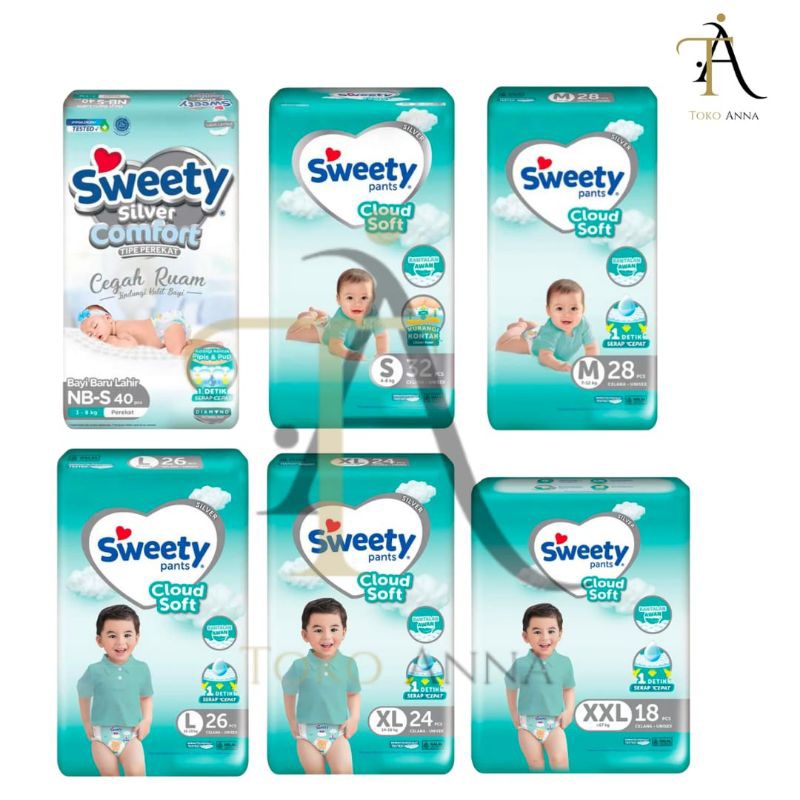 Sweety Pants Silver S/M/L/XL