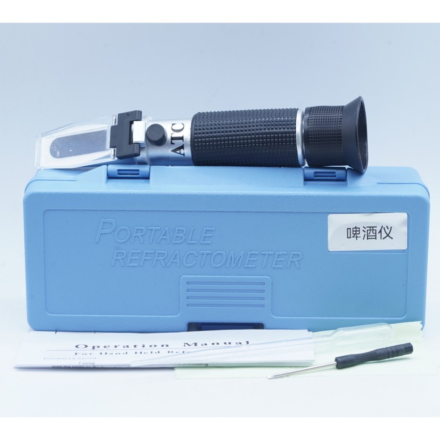 Refraktometer Bir Anggur Wine Hand Held Beer Refractometer