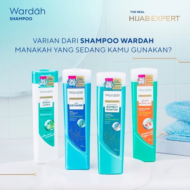 Wardah Shampoo Series 160ml | 170ml
