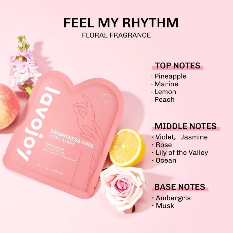 LAVOJOY BRIGHTNESS CODE HAND MASK FEEL MY RHYTHM 18GR / NEW