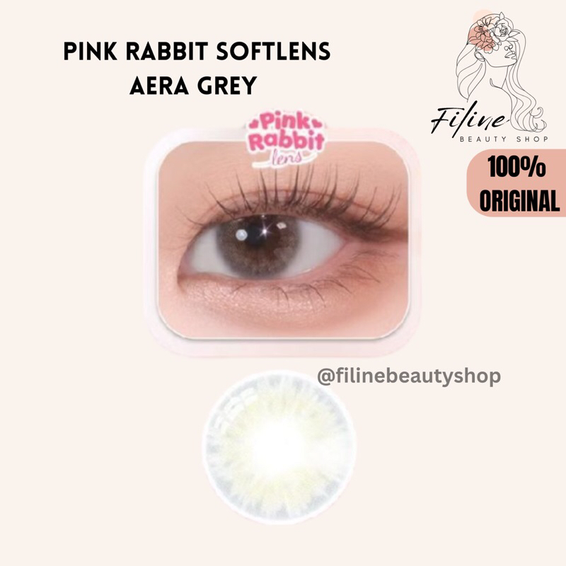 Pink Rabbit Soflens Aera Grey - Normal/Minus