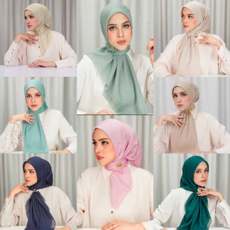BUTTONSCARVES VOILE TAPIS SQUARE