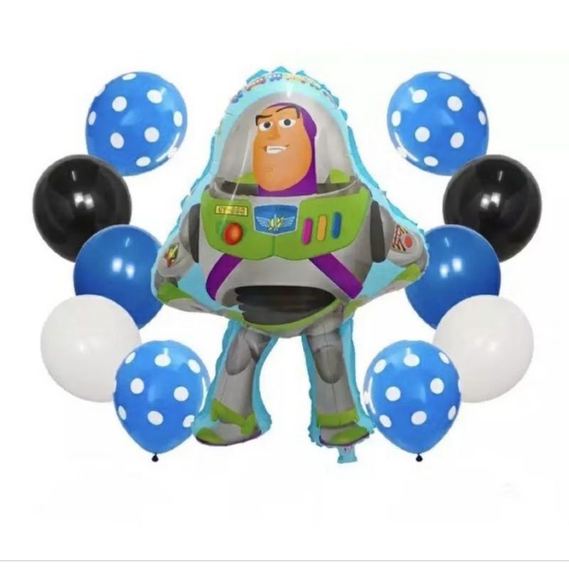 PAKET BALON POLKADOT BUZZ