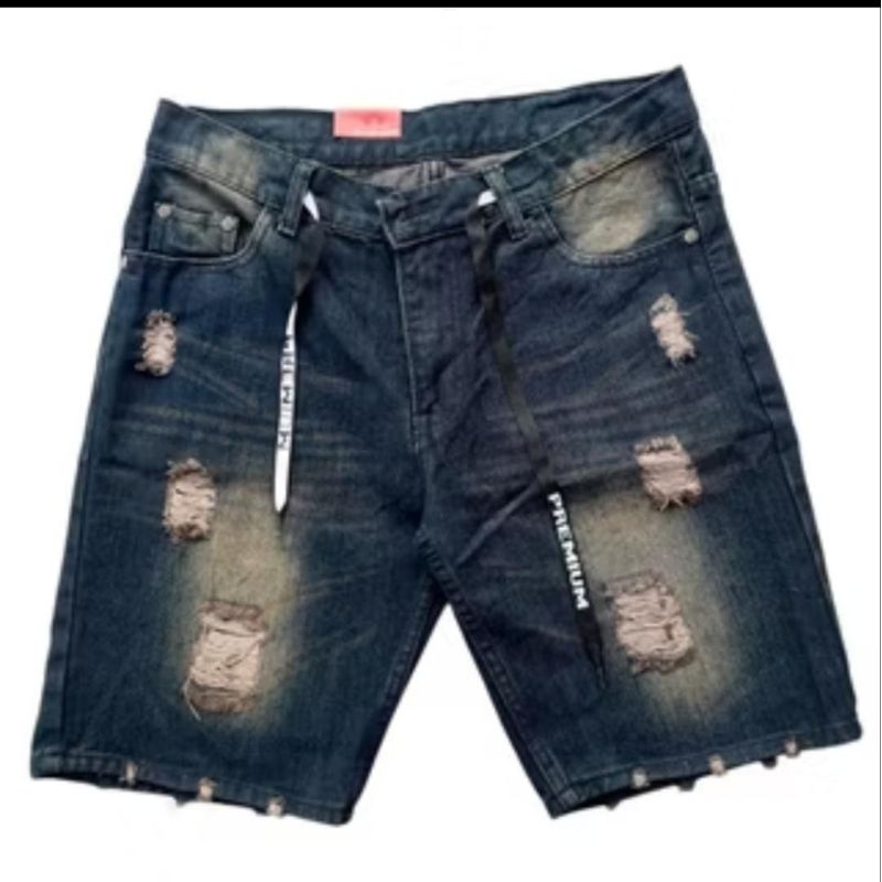 celana jeans pendek sobek