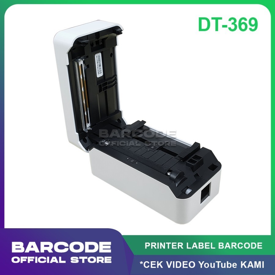 PRINTER BARCODE KASSEN DT-360 USB + Bluetooth Label Termal Max 80mm