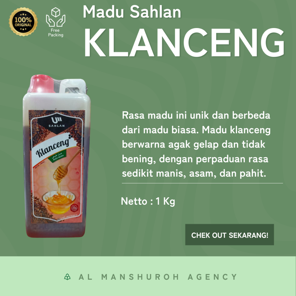Madu Sahlan Klanceng