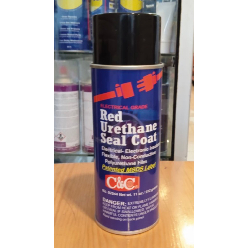 RED urethane seal coat merah