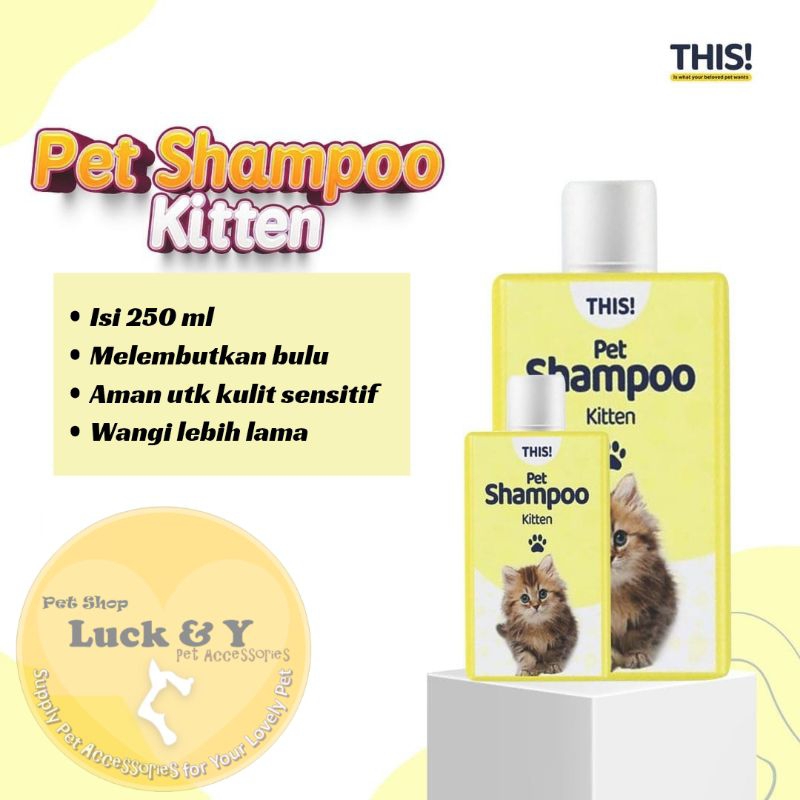 Shampoo Kitten Anak Kucing THIS