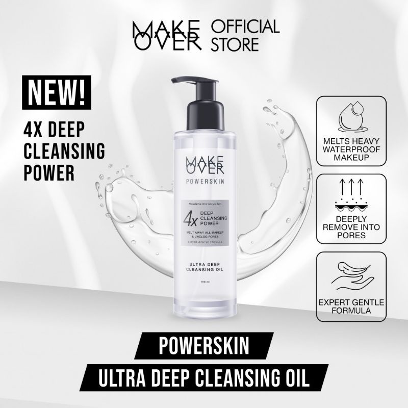 Make Over Powerskin Ultra Deep Cleansing Oil - 190ml