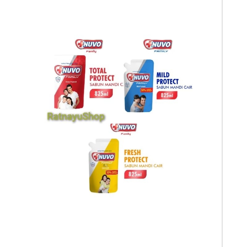 sabun nuvo 825 ml