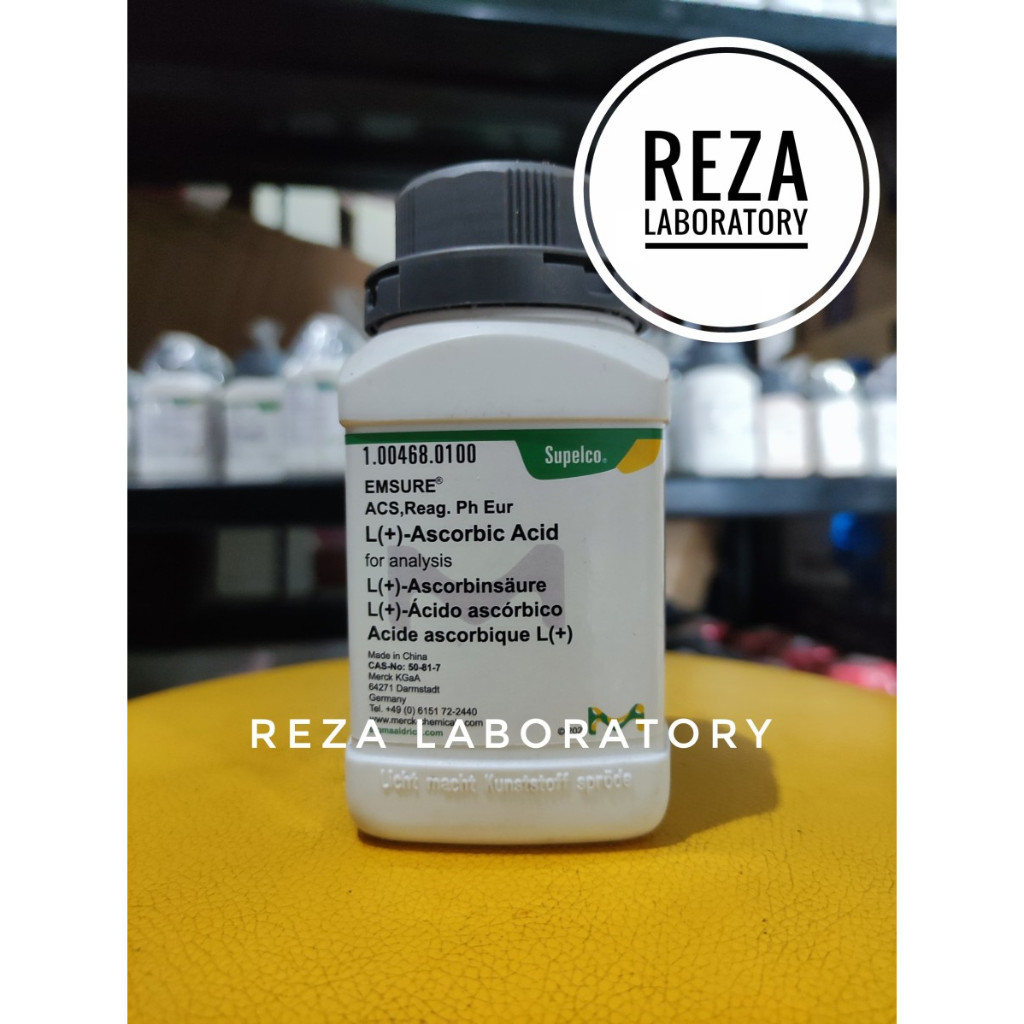 L-Ascorbic Acid - Asam Askorbat C6H8O6 - For analysis MERCK 100468 100GRAM