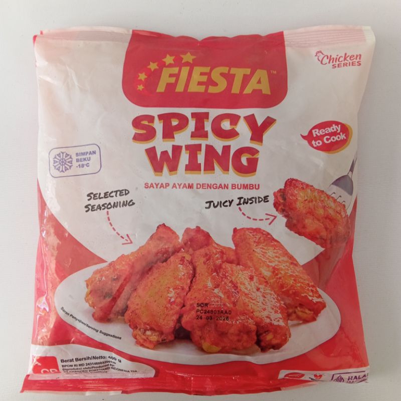 Fiesta spicy wing 400gr