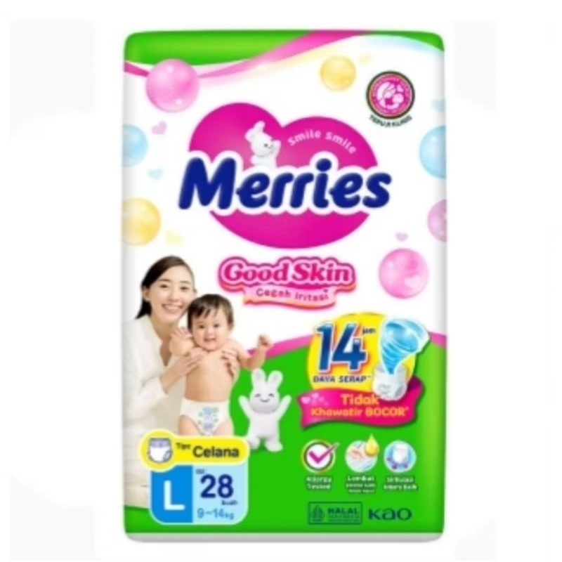 Pempers MERRIES pants L28