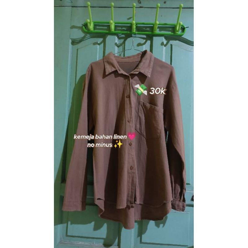 kemeja linen