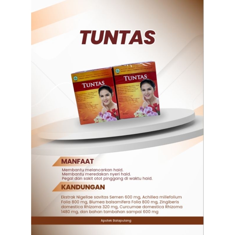 TUNTAS KAPSUL 10 kapsul/box