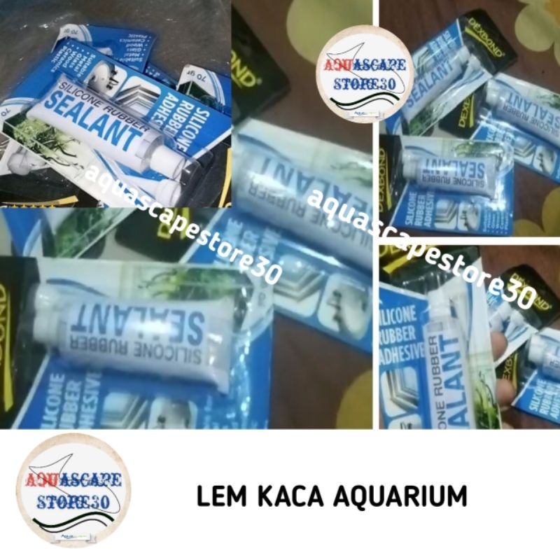 Lem kaca aquarium