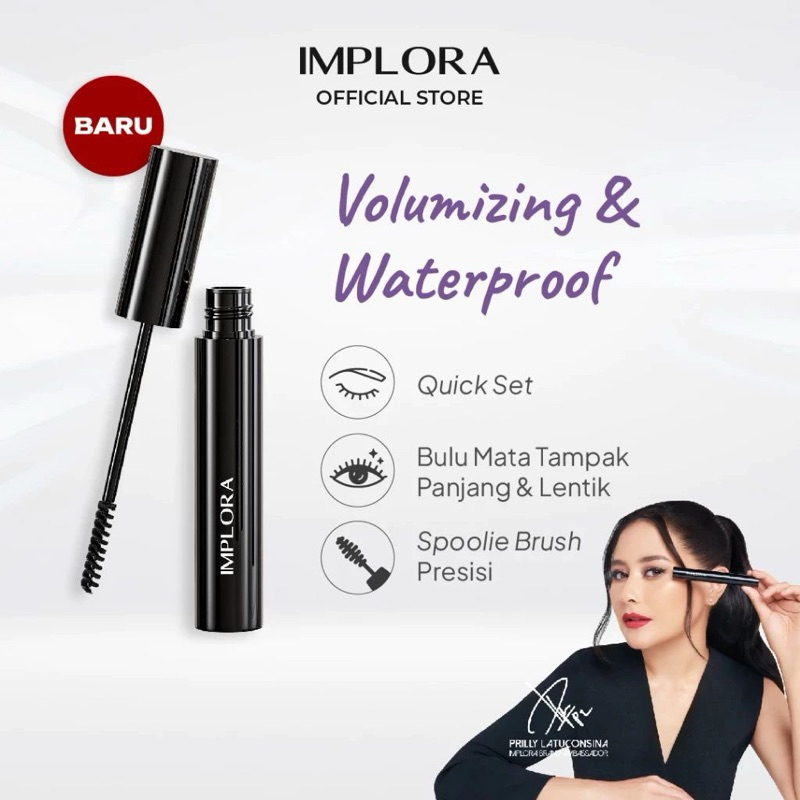 Implora Volumizing & Waterproof Mascara