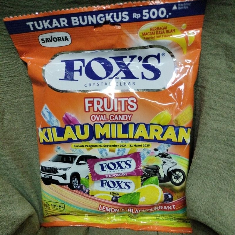 permen fox's kristal 2pack