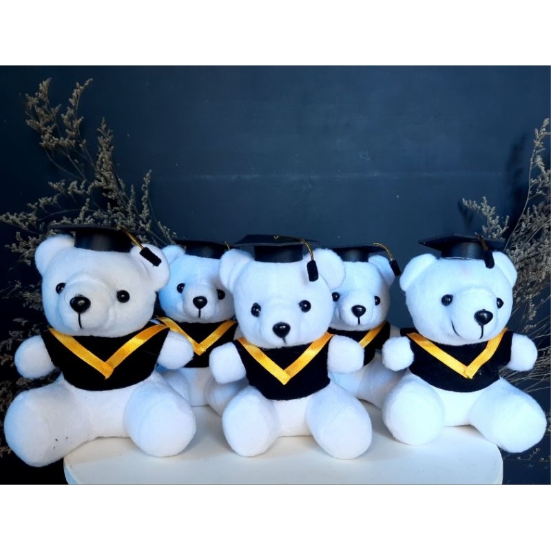5 Pcs boneka wisuda teddy bear❤️paket hemat❤️